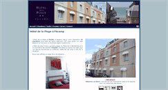 Desktop Screenshot of hoteldelaplage-fecamp.com